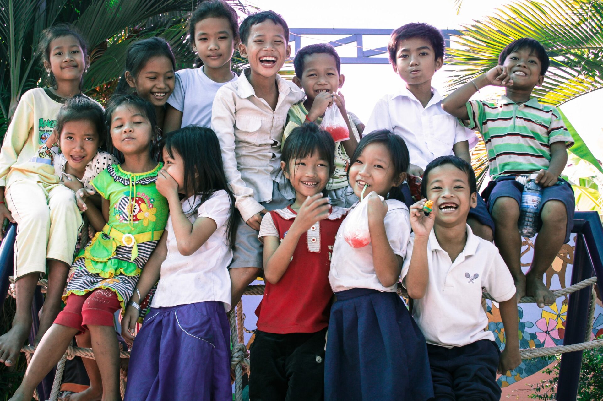 Children from Sunshine Cambodia