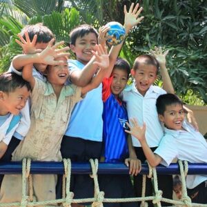 A group of children from Cambodia