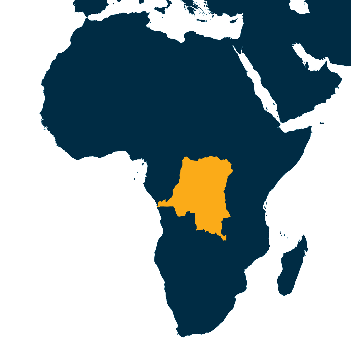 DR Congo Map