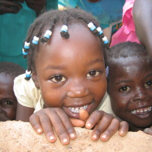 Two girls from DR Congo